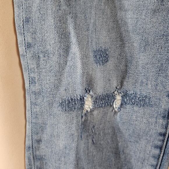 Women's Straight Leg Jeans - Blue - Picture 6 of 9